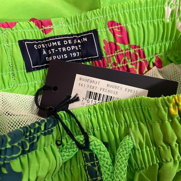 Vilebrequin Men's Moorea Multicolored Turtle Swim Trunks - NWT - Picture 6 of 6